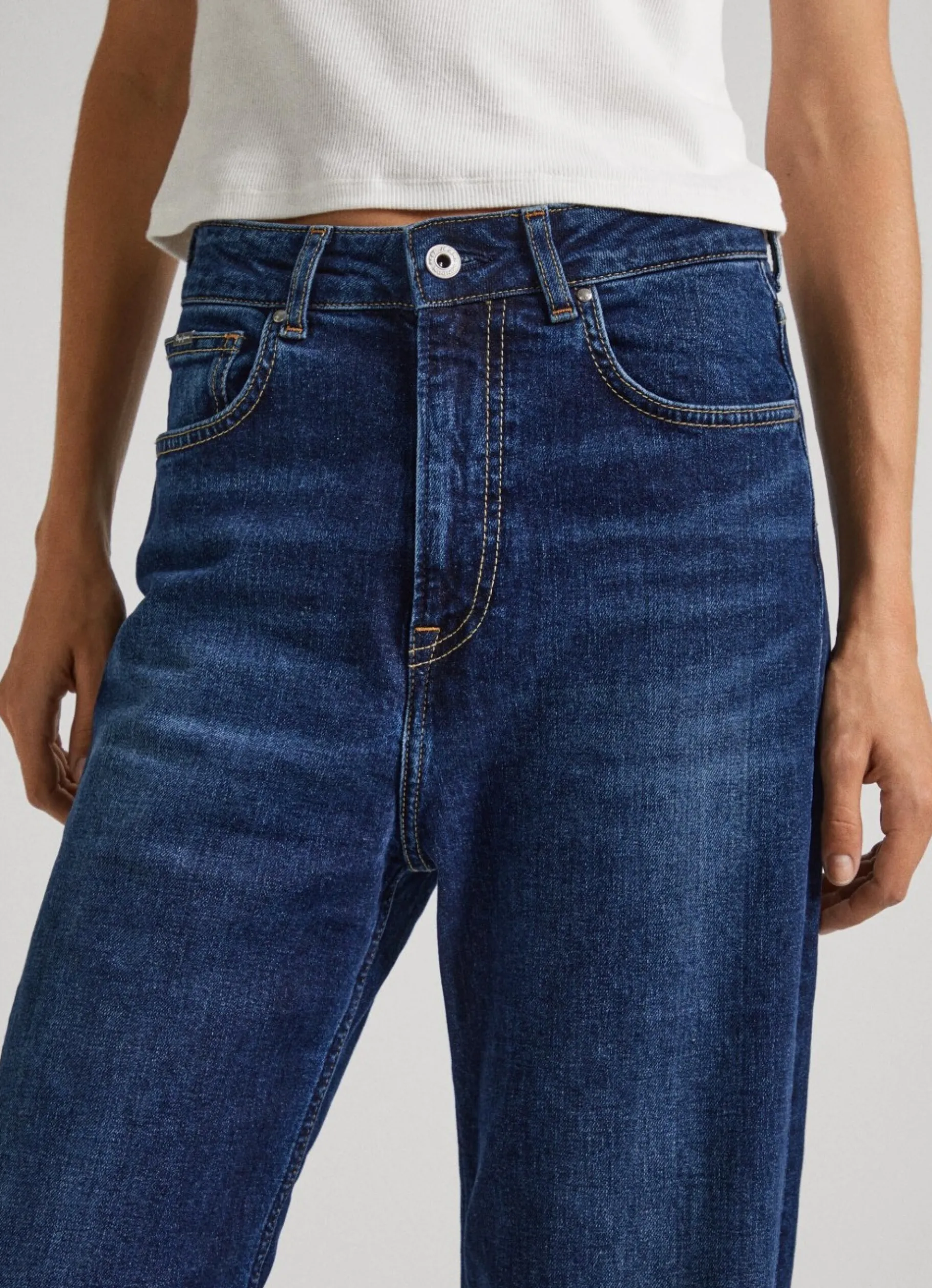 Women Pepe Jeans Lexa Sky Wide Leg High-Rise Jeans