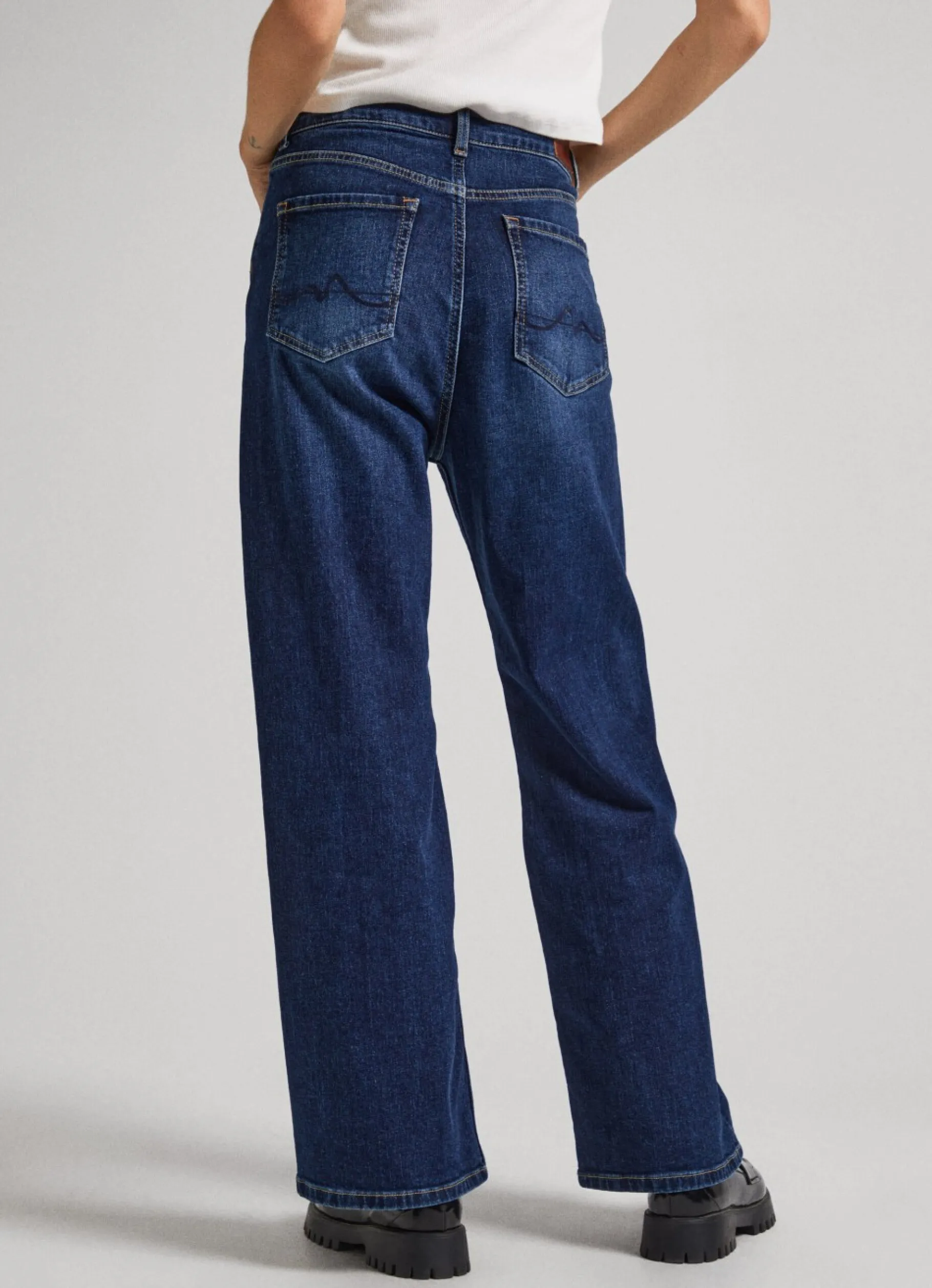 Women Pepe Jeans Lexa Sky Wide Leg High-Rise Jeans