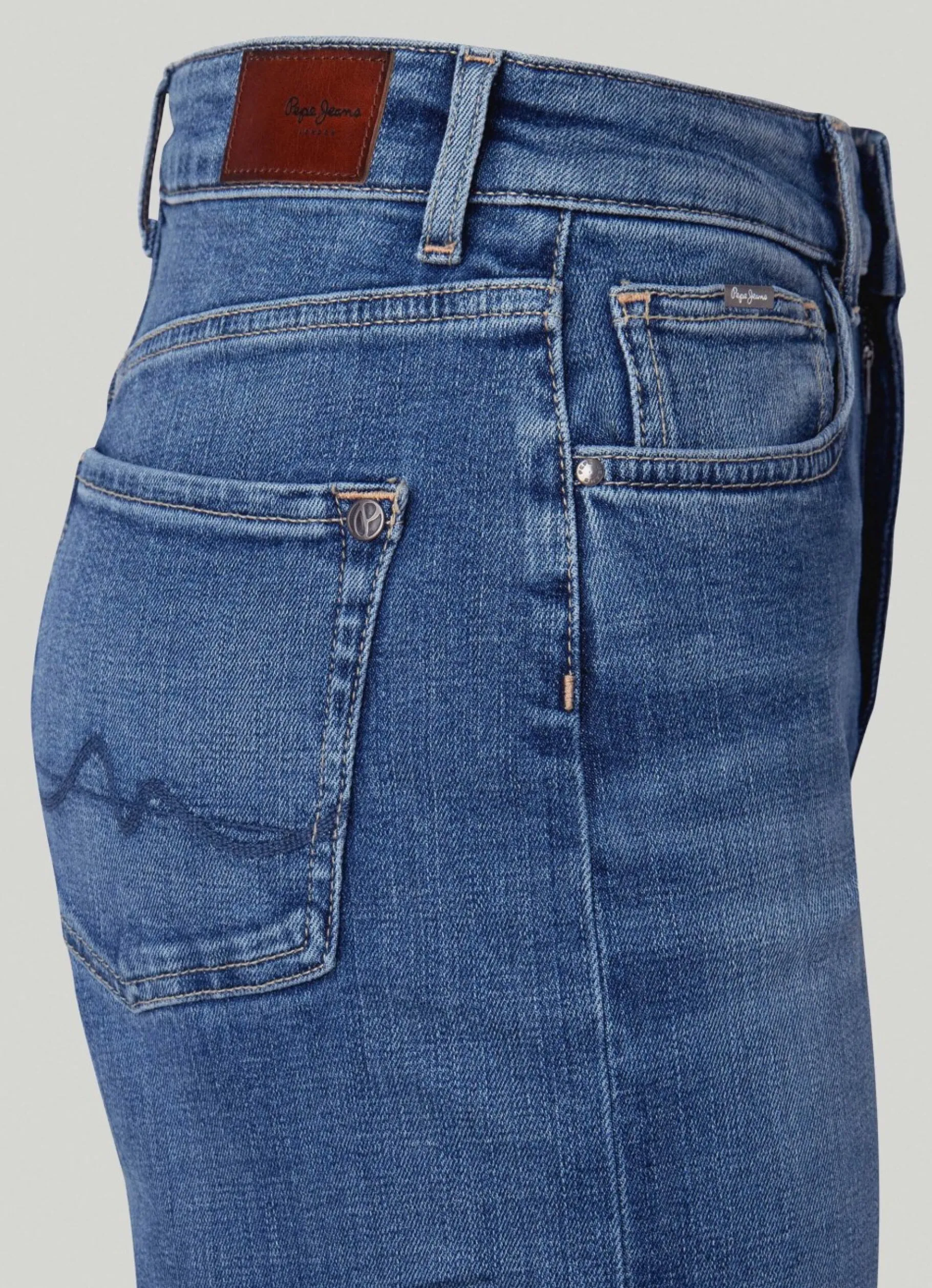 Women Pepe Jeans Lexa Sky Wide Leg High-Rise Jeans
