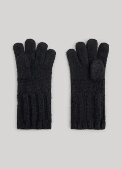 Girl Pepe Jeans Logo Label Gloves