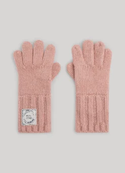 Girl Pepe Jeans Logo Label Gloves