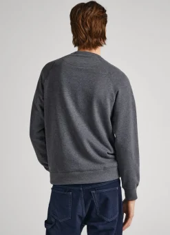 Men Pepe Jeans Logo Print Cotton Sweatshirt