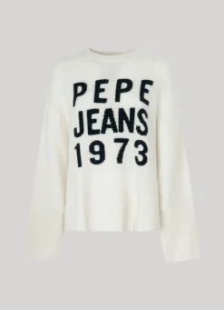Women Pepe Jeans Logo Print Knit