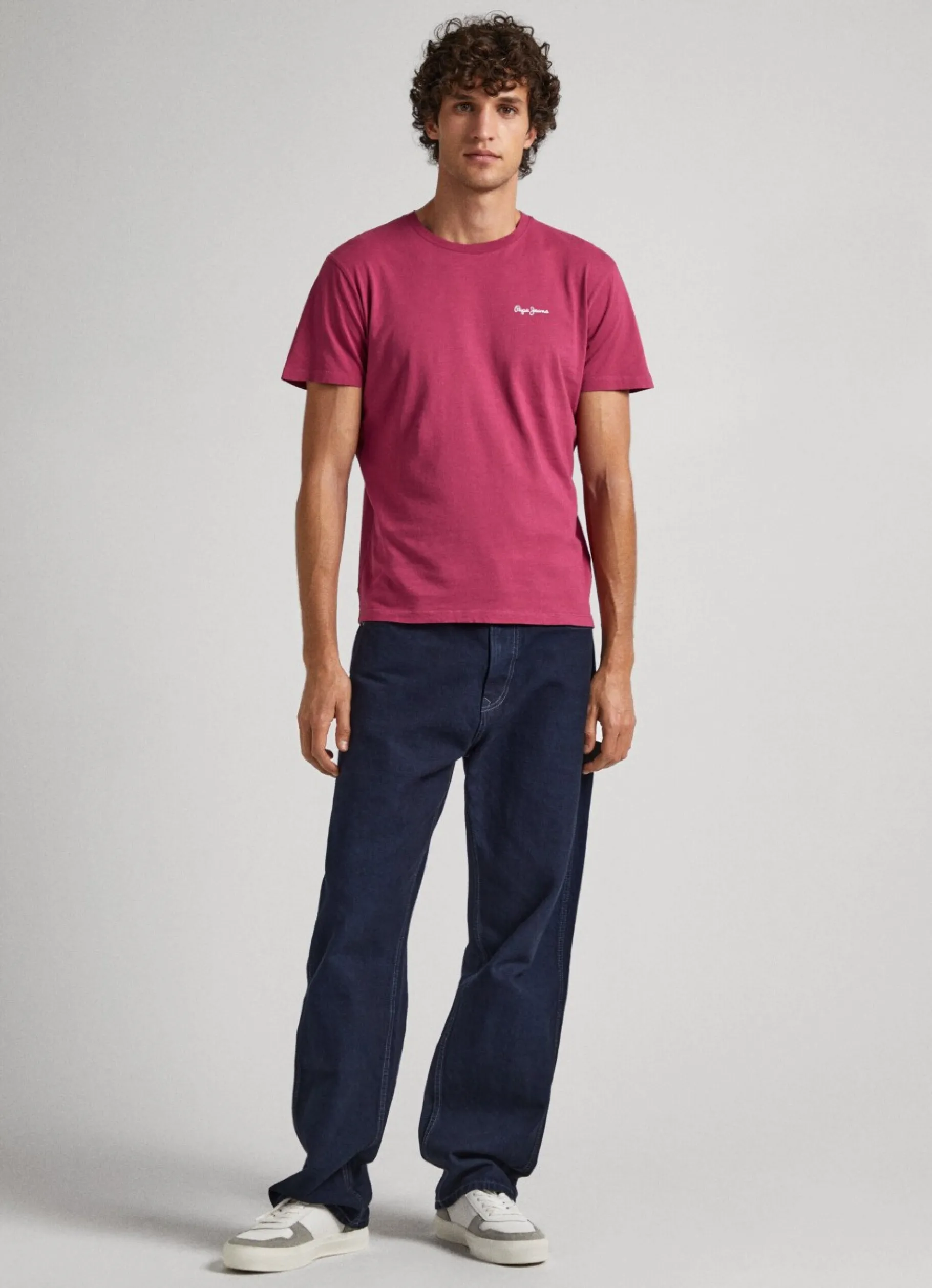 Men Pepe Jeans Logo Print T-Shirt