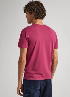Men Pepe Jeans Logo Print T-Shirt
