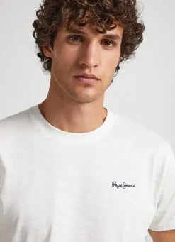 Men Pepe Jeans Logo Print T-Shirt