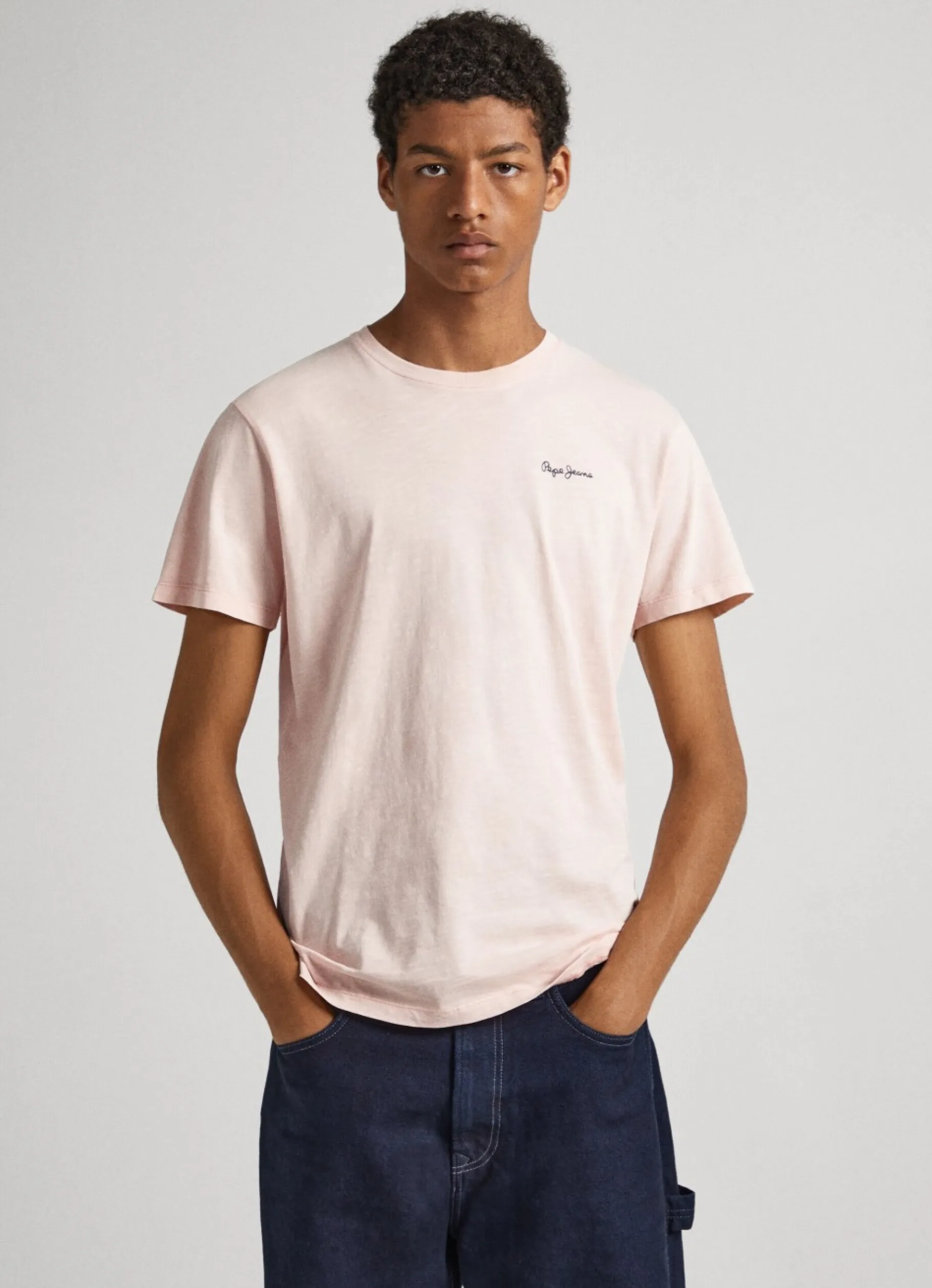 Men Pepe Jeans Logo Print T-Shirt