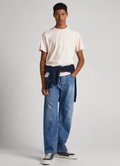 Men Pepe Jeans Logo Print T-Shirt