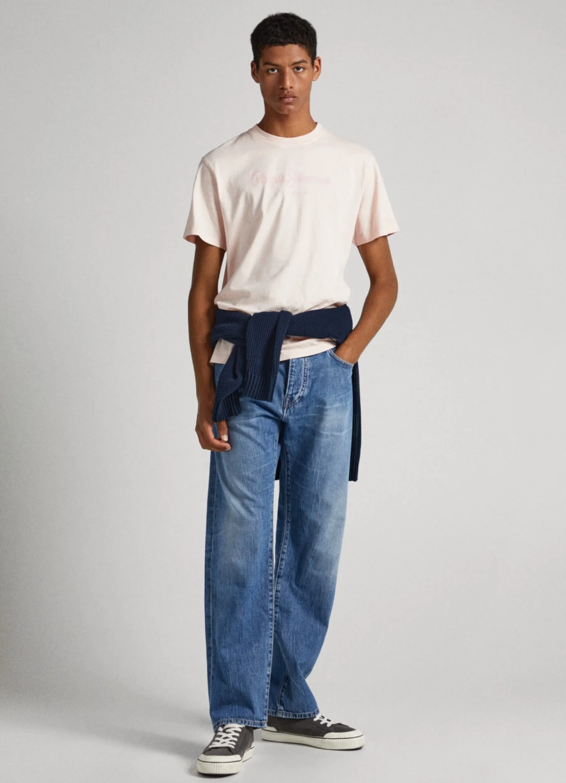 Men Pepe Jeans Logo Print T-Shirt