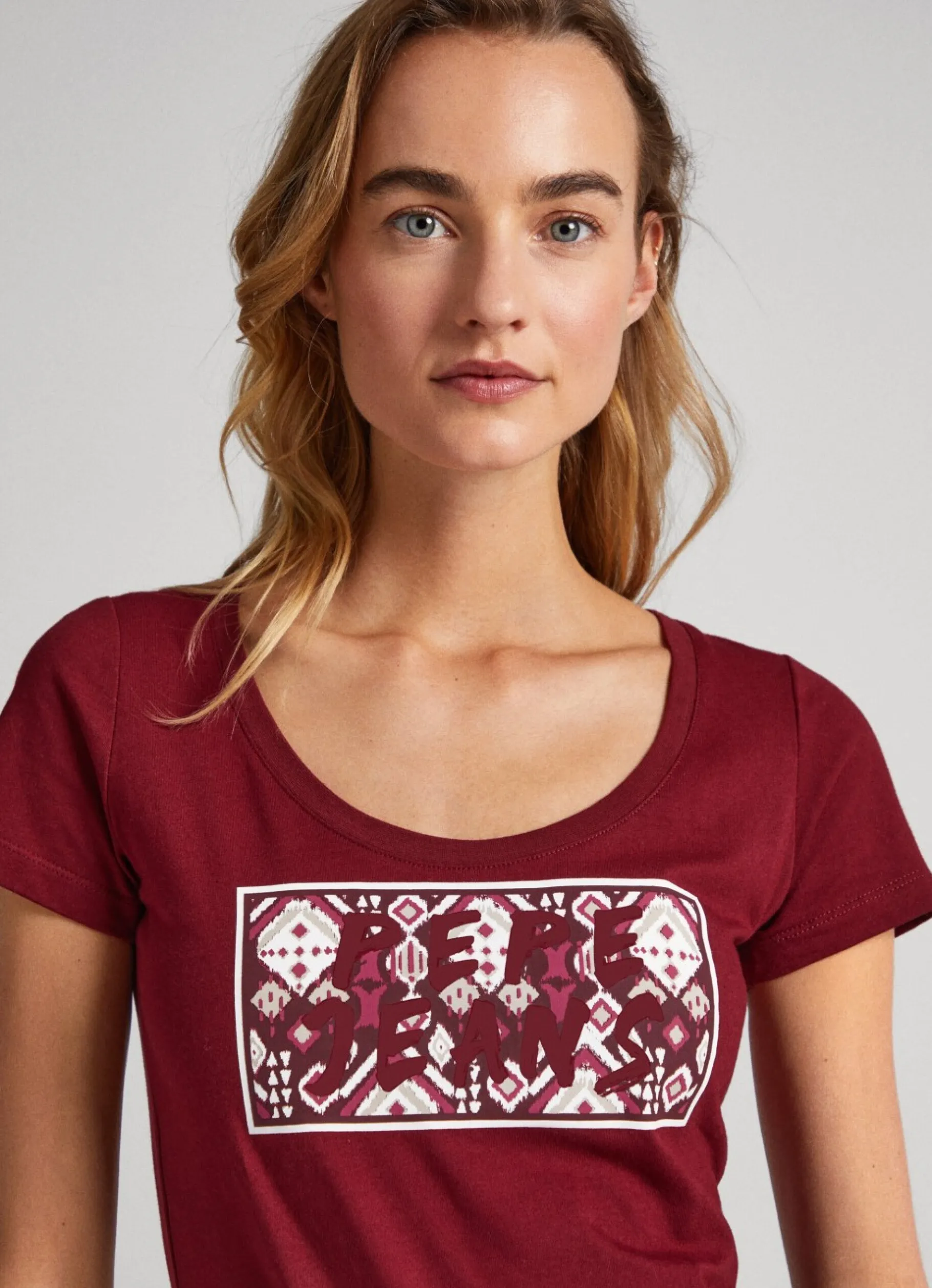 Women Pepe Jeans Logo Print T-Shirt