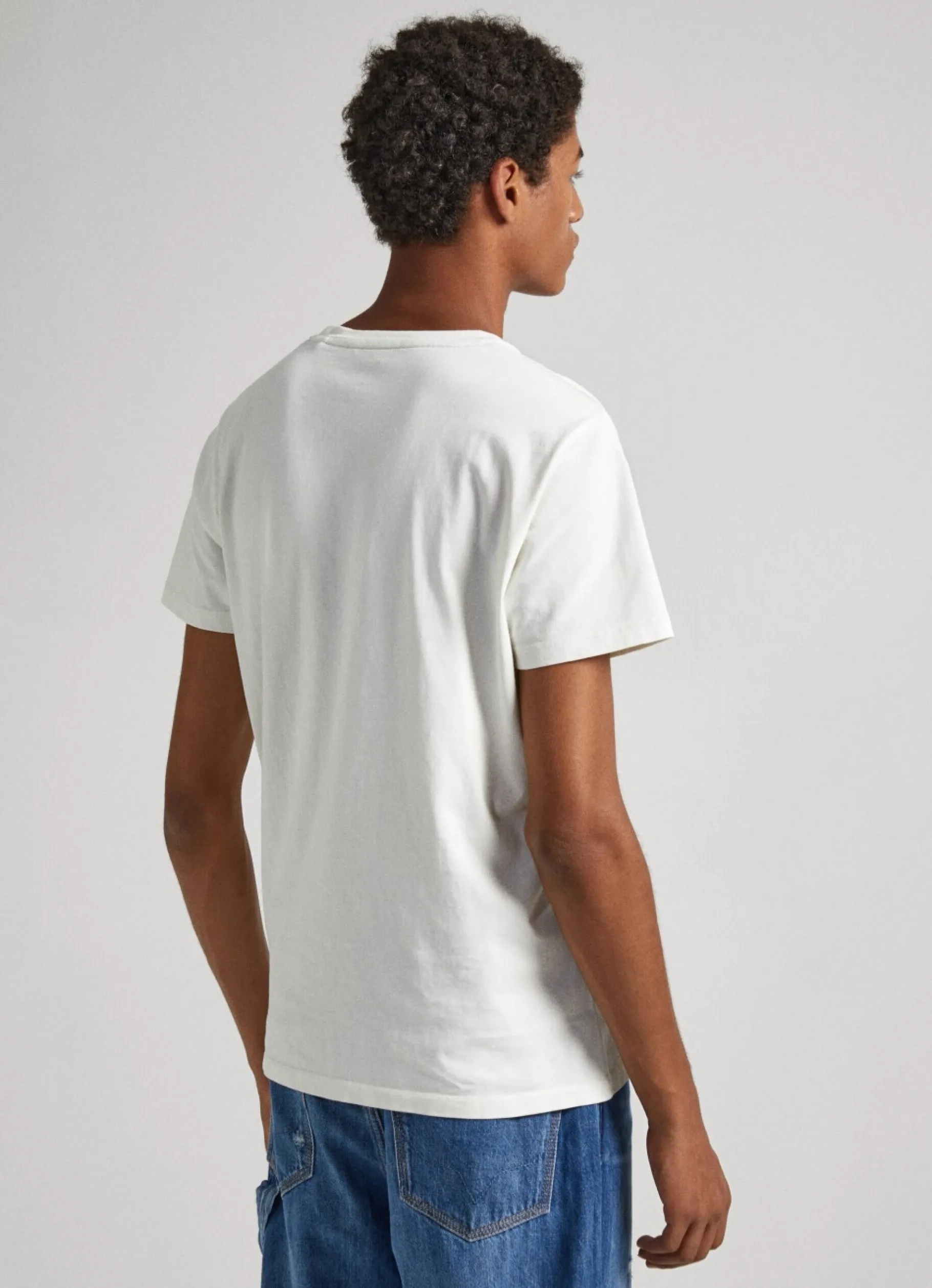 Men Pepe Jeans Logo Print T-Shirt