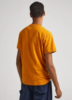 Men Pepe Jeans Logo Print T-Shirt