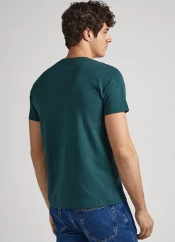 Men Pepe Jeans Logo Print T-Shirt