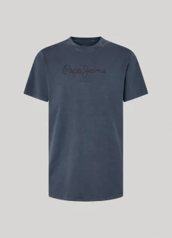 Men Pepe Jeans Logo Print T-Shirt