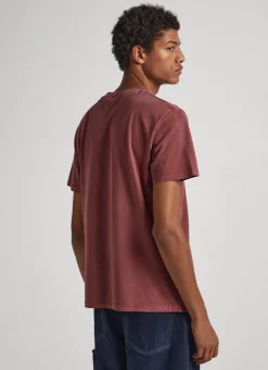 Men Pepe Jeans Logo Print T-Shirt