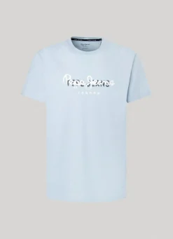 Men Pepe Jeans Logo Print T-Shirt
