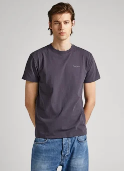 Men Pepe Jeans Logo Print T-Shirt