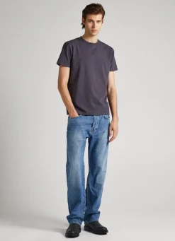 Men Pepe Jeans Logo Print T-Shirt