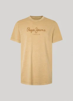 Men Pepe Jeans Logo Print T-Shirt