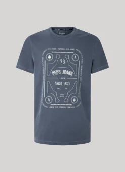 Men Pepe Jeans Logo Print T-Shirt
