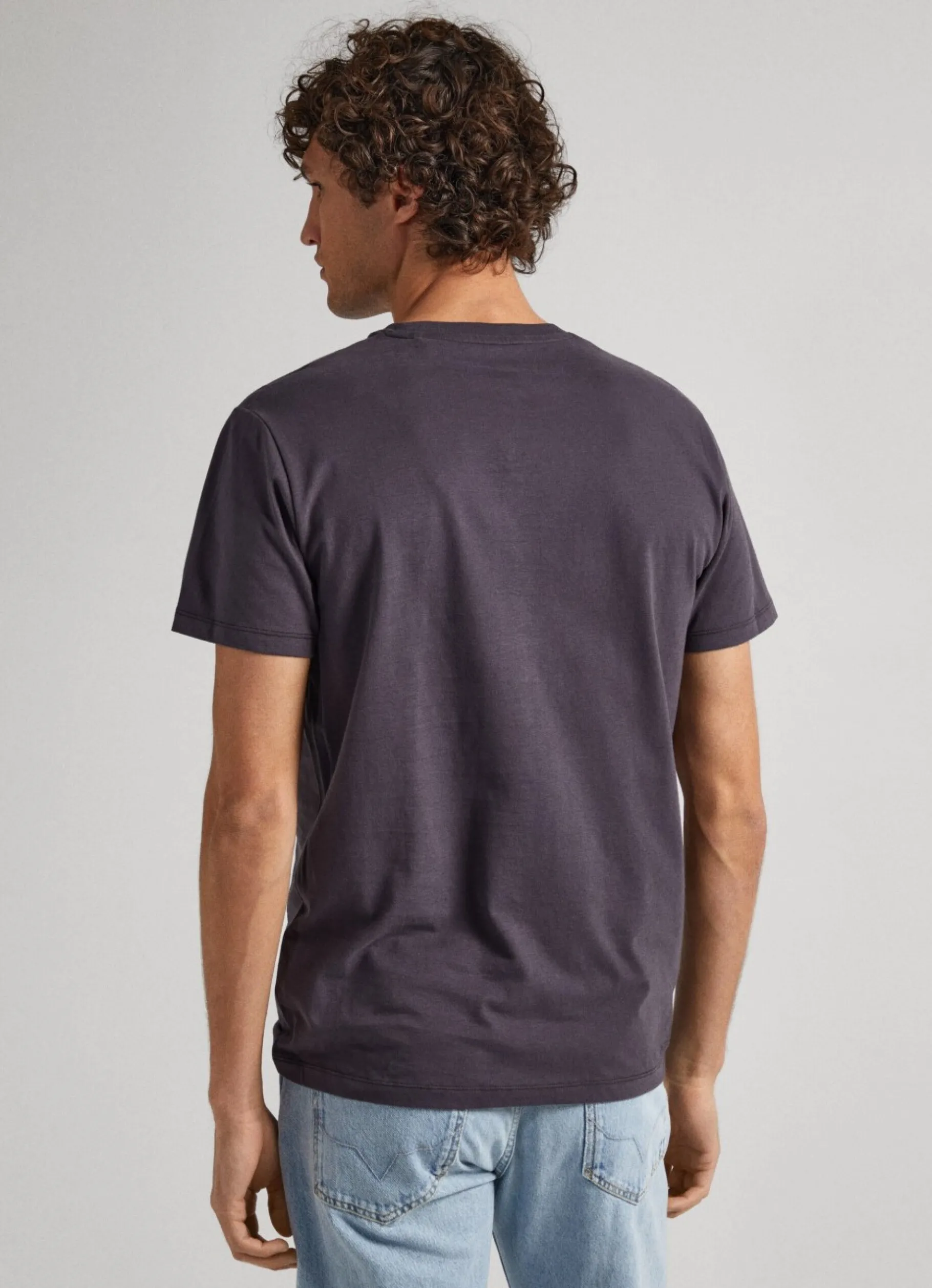 Men Pepe Jeans Logo Print T-Shirt