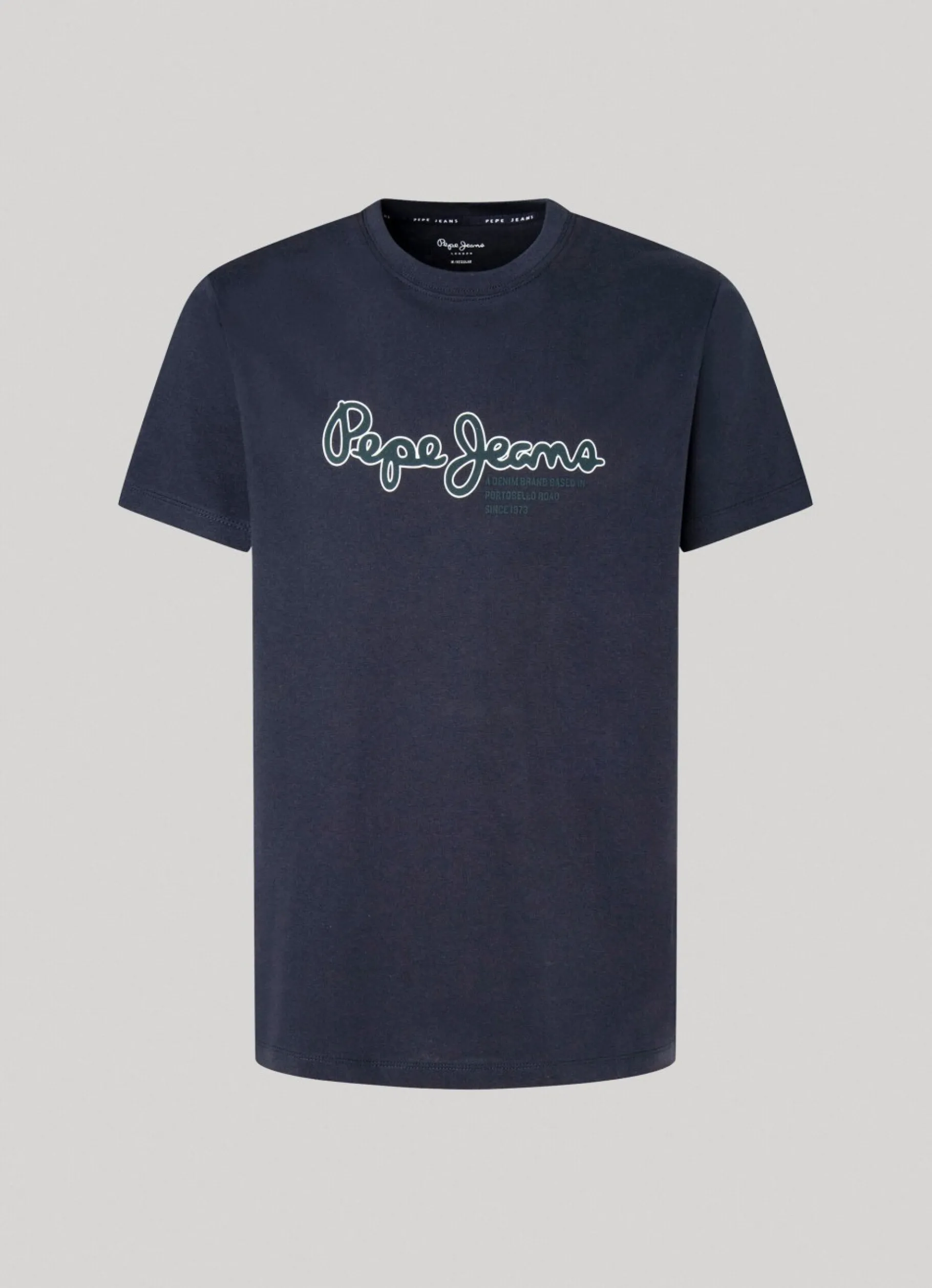 Men Pepe Jeans Logo Print T-Shirt