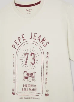 Men Pepe Jeans Logo Print T-Shirt