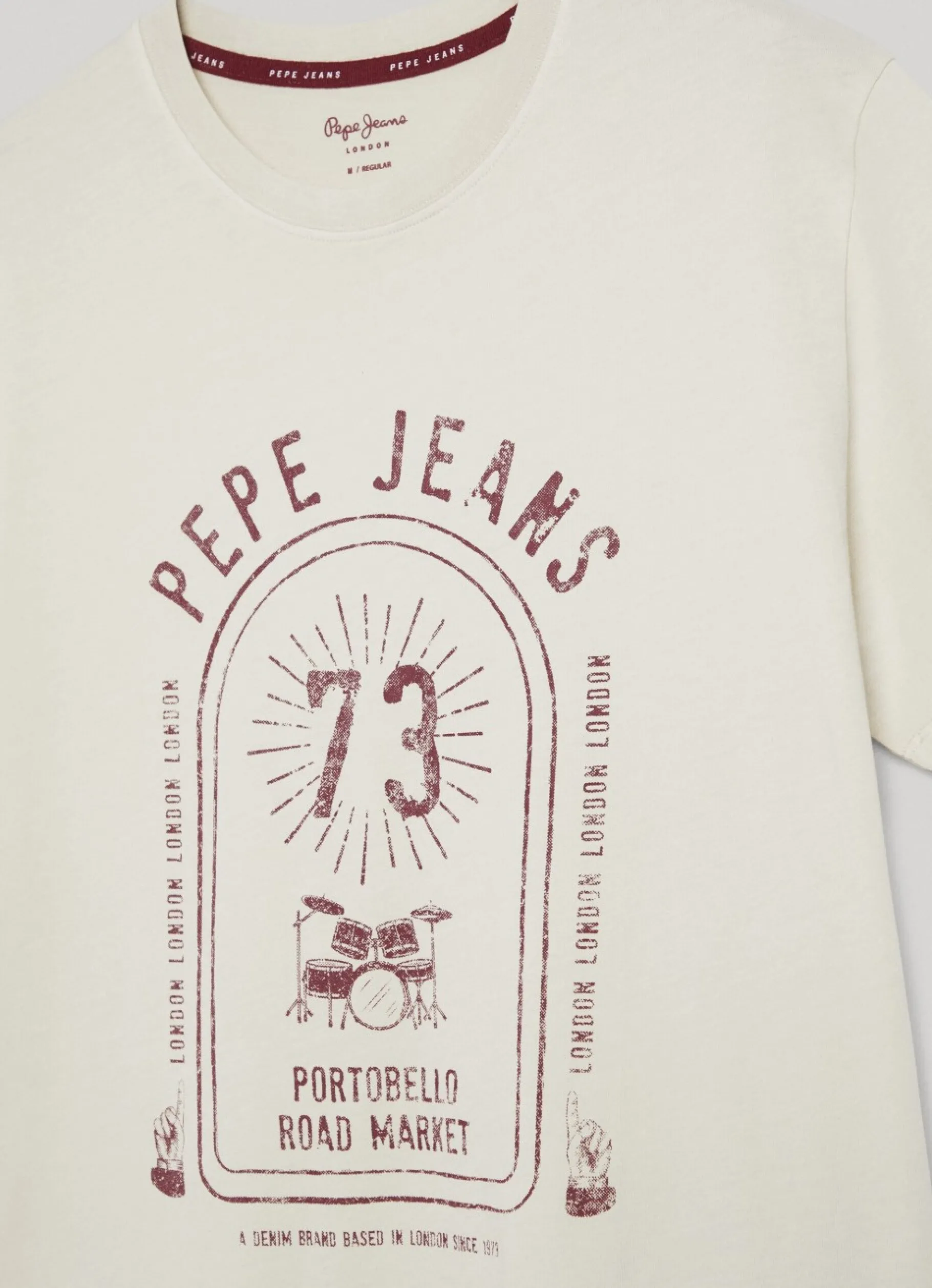 Men Pepe Jeans Logo Print T-Shirt