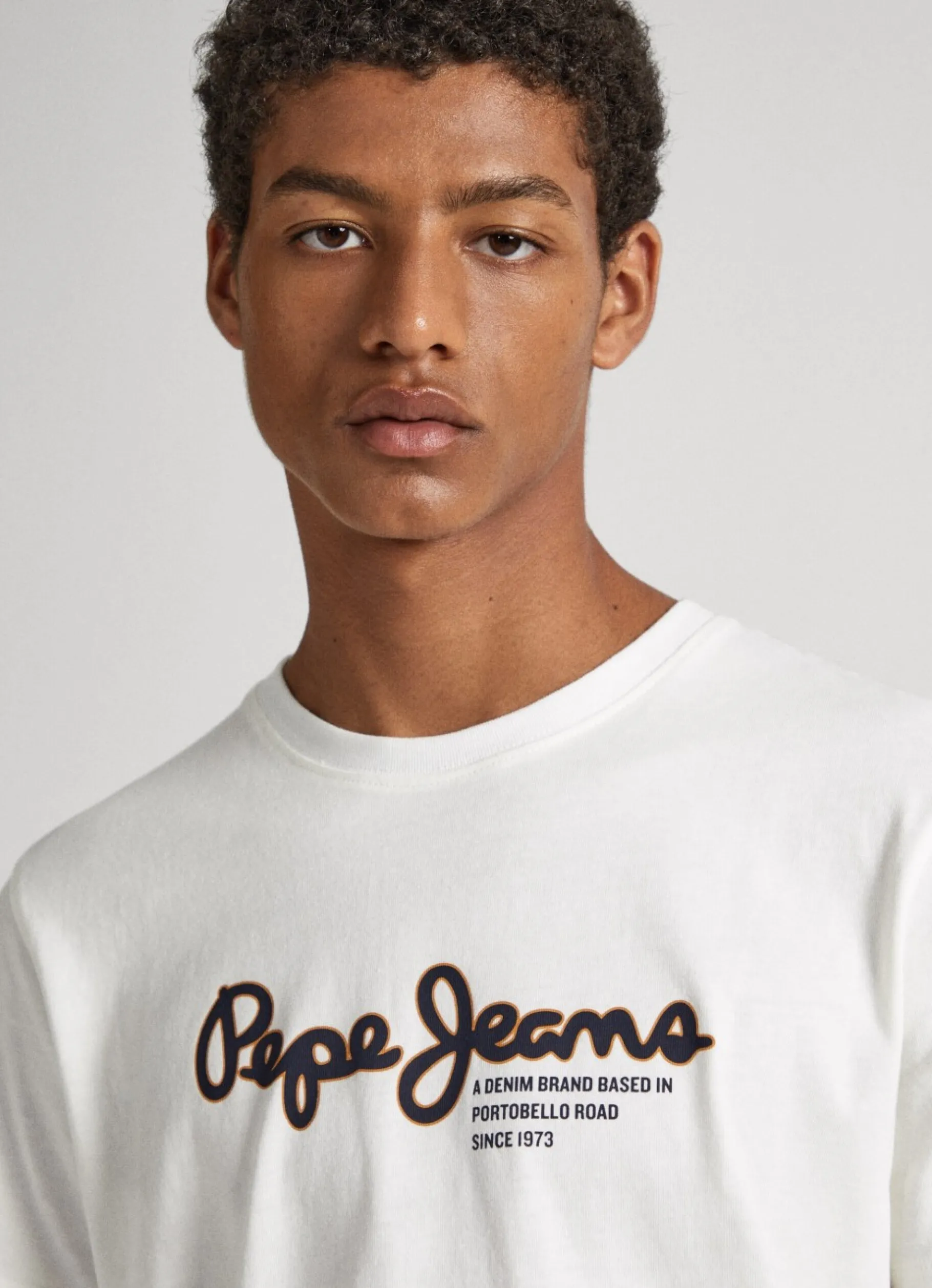 Men Pepe Jeans Logo Print T-Shirt