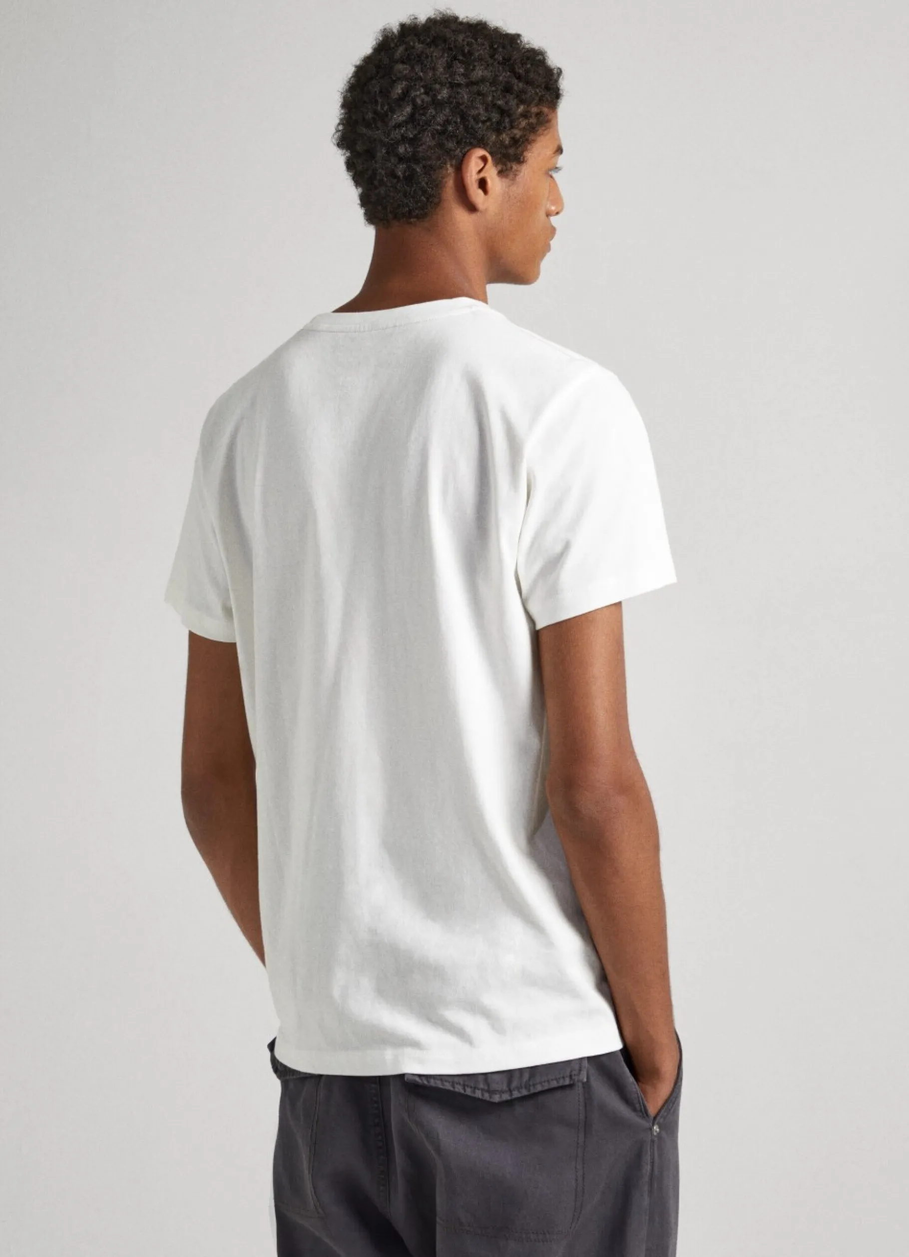 Men Pepe Jeans Logo Print T-Shirt