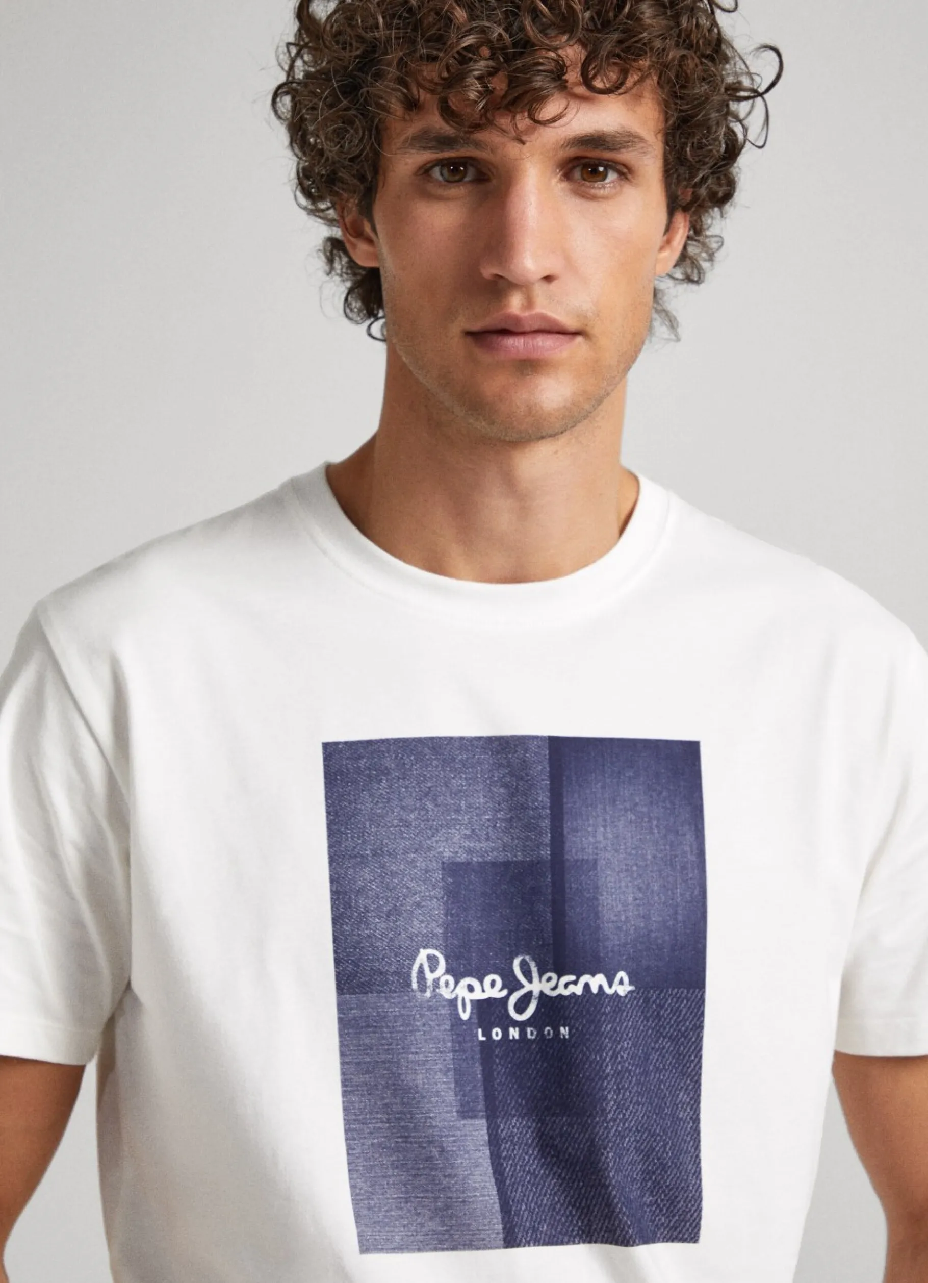 Men Pepe Jeans Logo Print T-Shirt