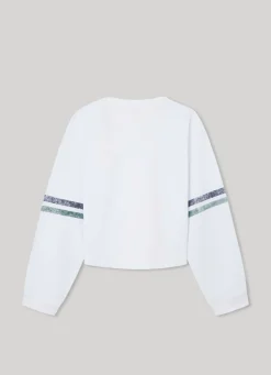 Girl Pepe Jeans Logo Print T-Shirt