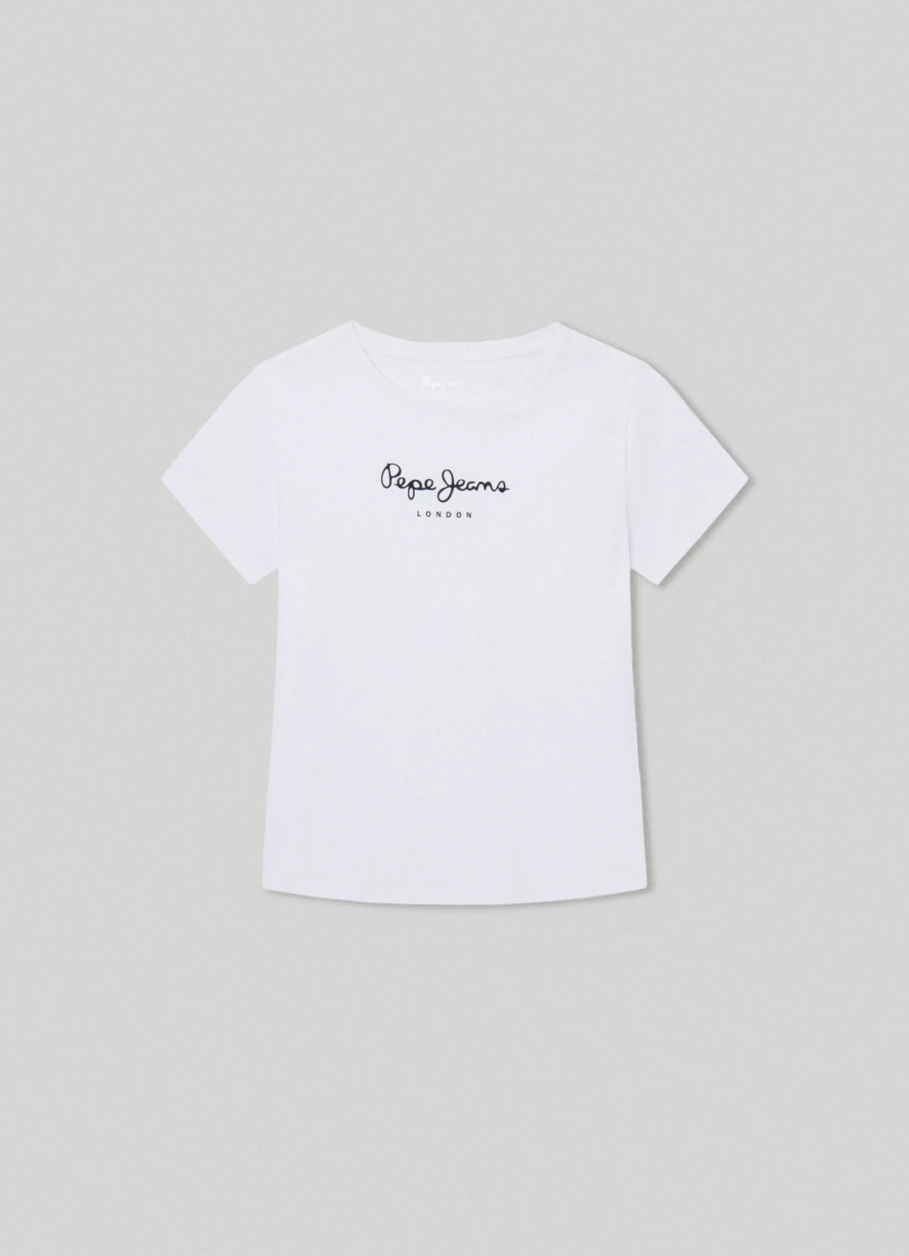 Girl Pepe Jeans Logo Print T-Shirt