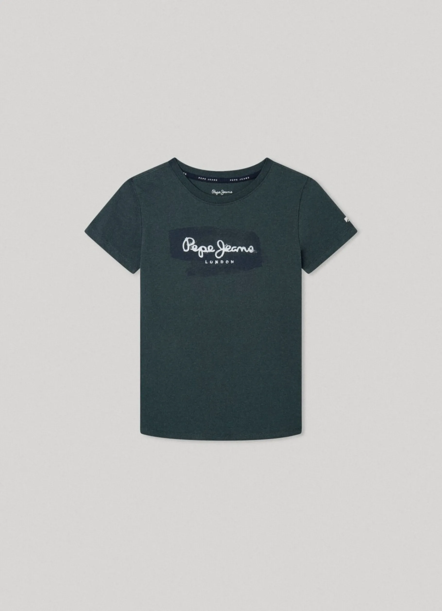 Boy Pepe Jeans Logo Print T-Shirt
