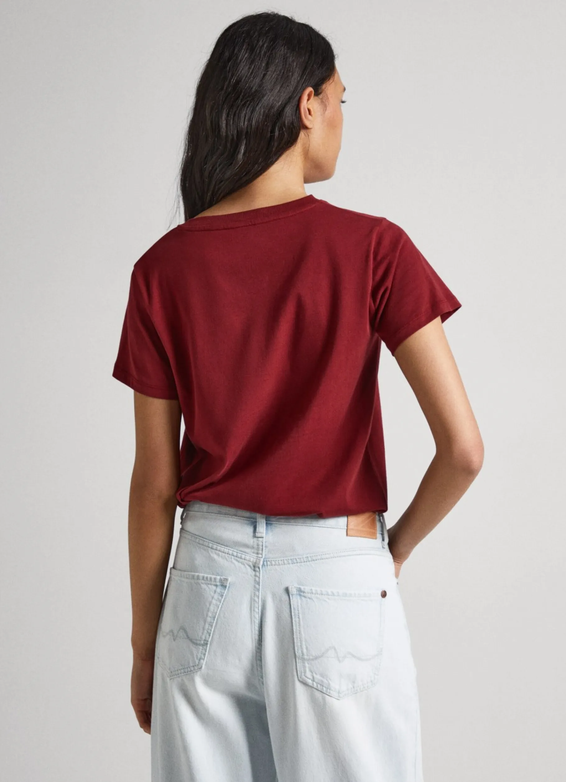 Women Pepe Jeans Logo Print T-Shirt