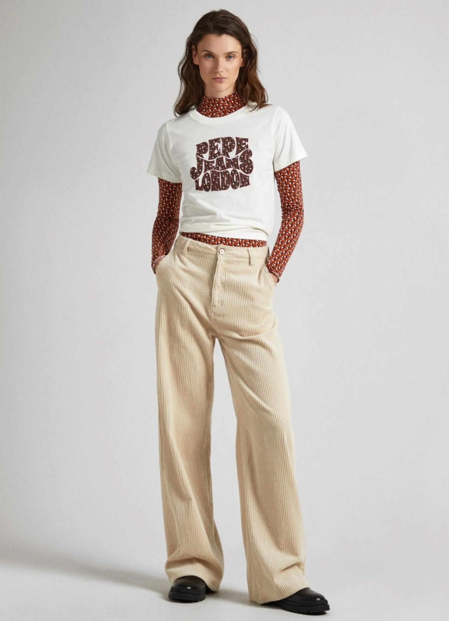 Women Pepe Jeans Logo Print T-Shirt