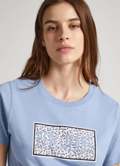 Women Pepe Jeans Logo Print T-Shirt