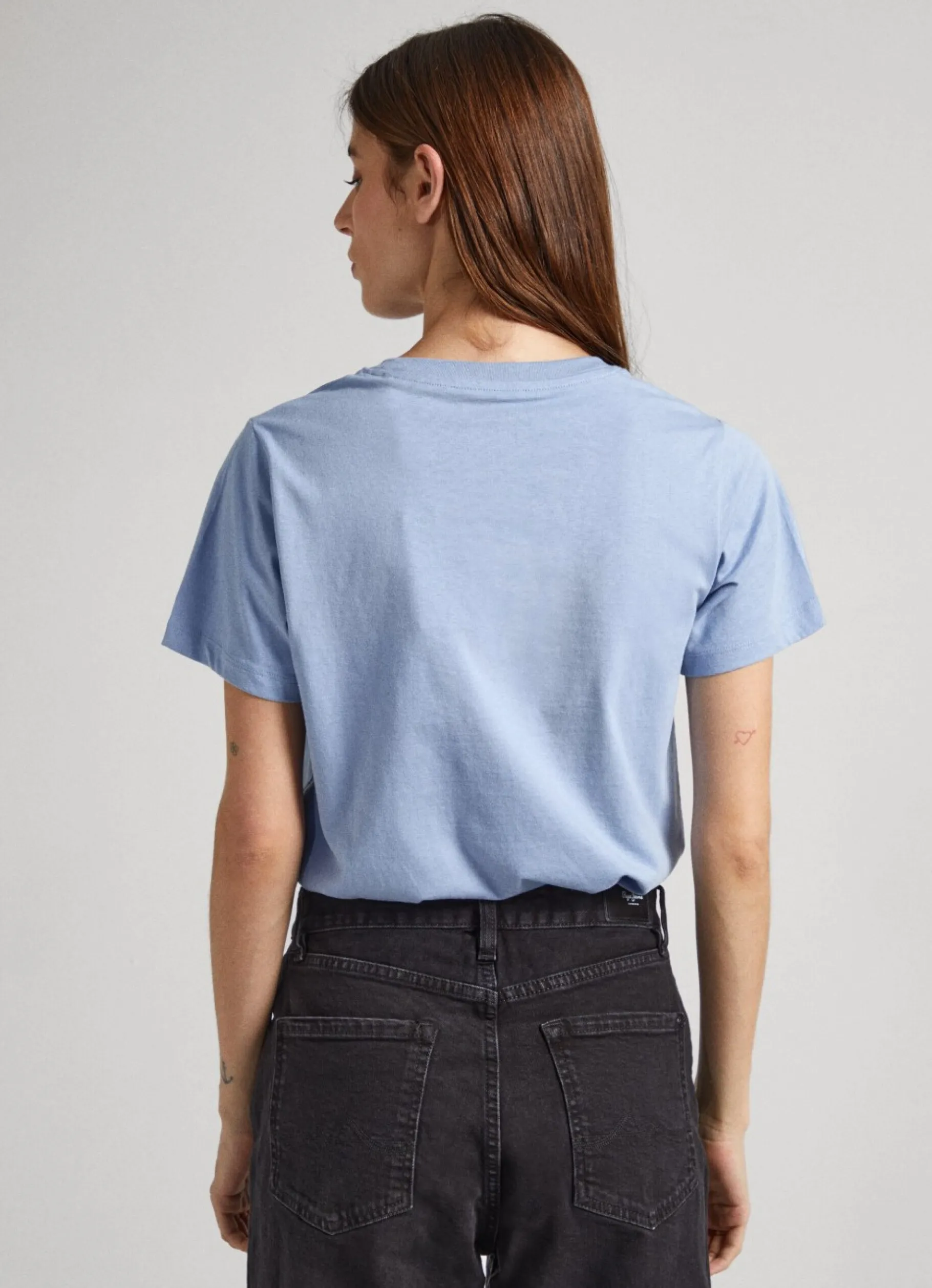 Women Pepe Jeans Logo Print T-Shirt