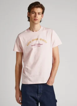 Men Pepe Jeans Logo Printed T-Shirt