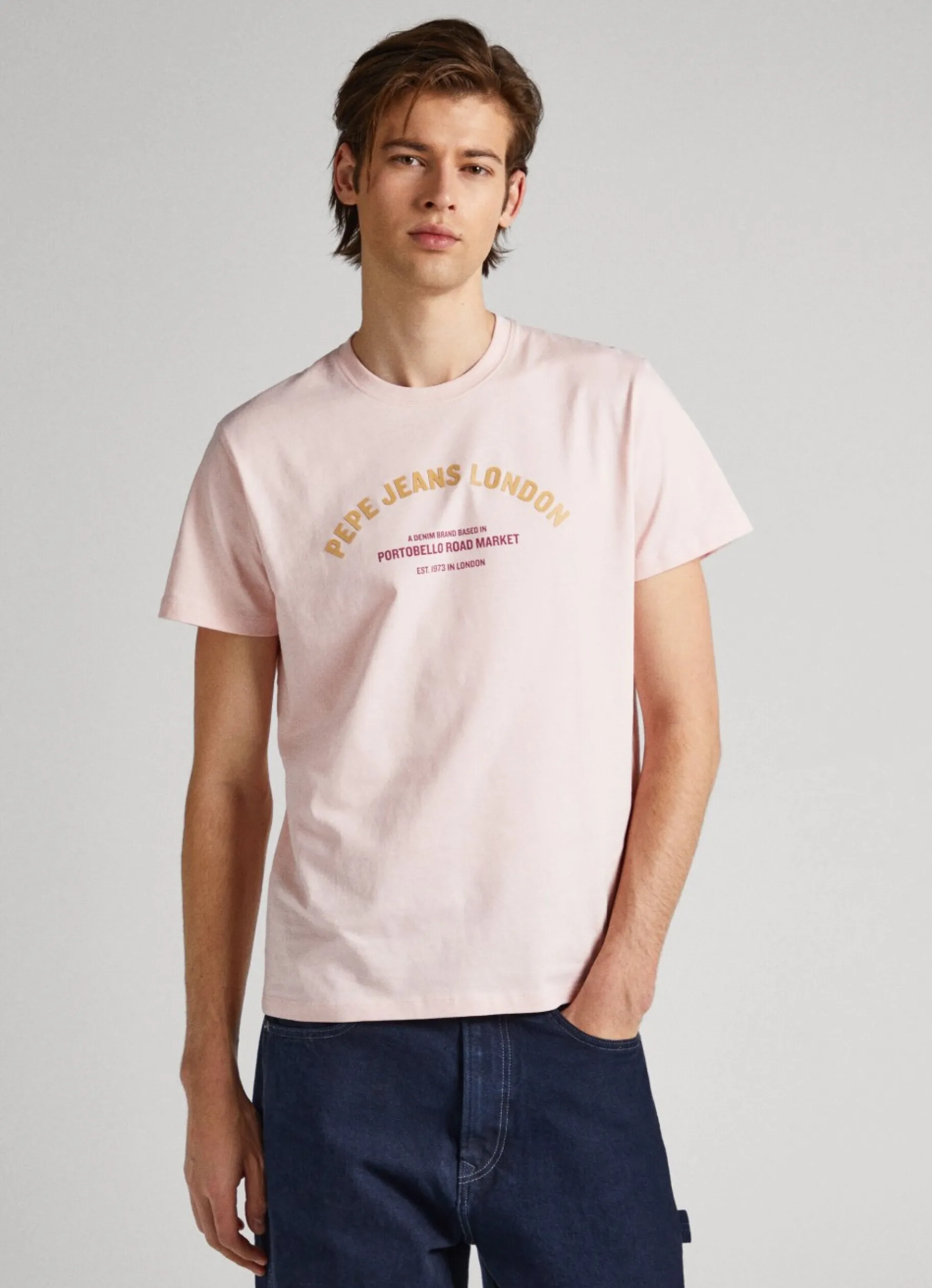 Men Pepe Jeans Logo Printed T-Shirt