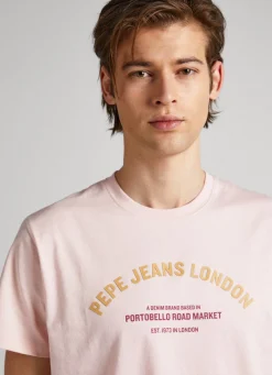 Men Pepe Jeans Logo Printed T-Shirt