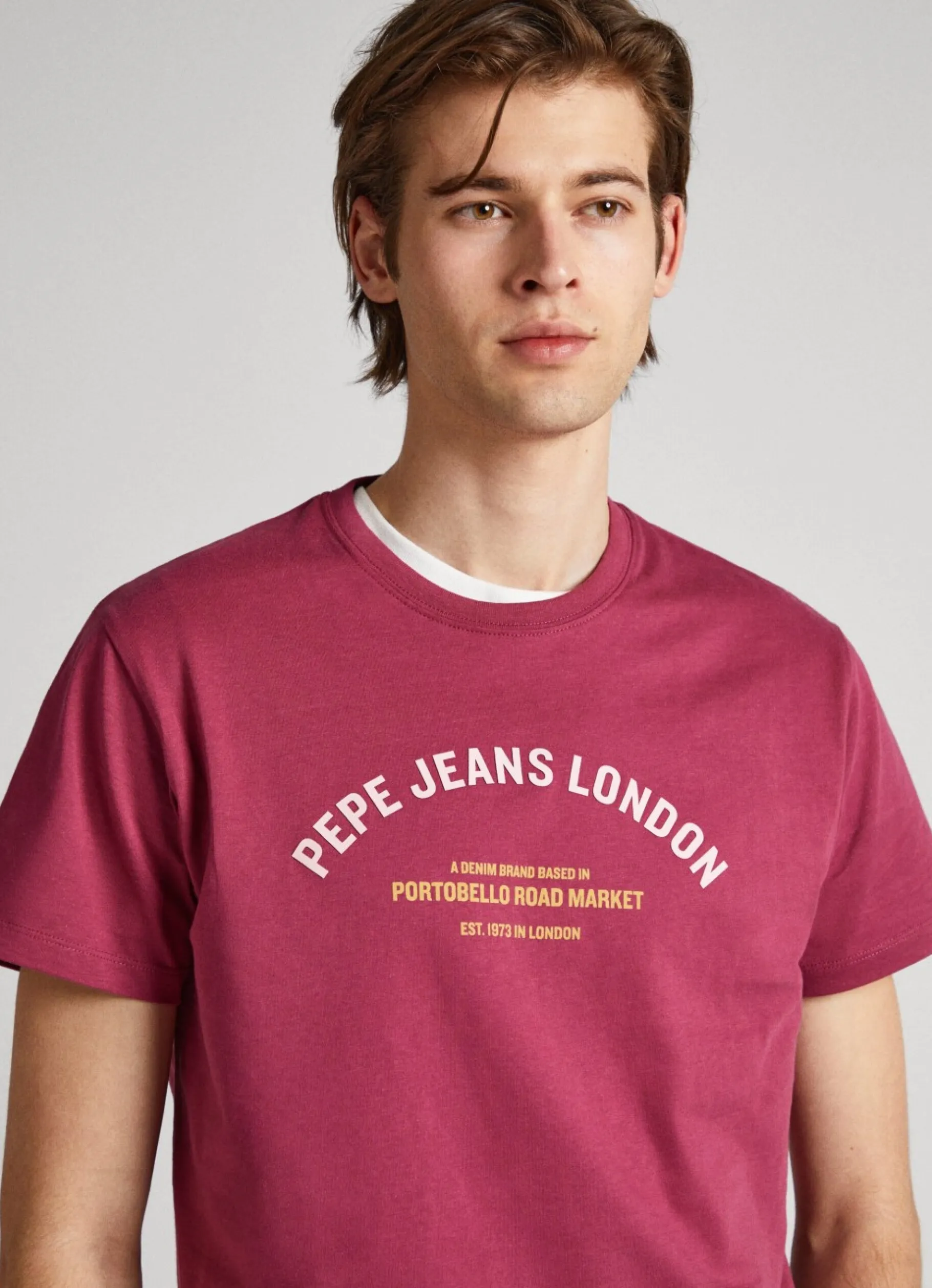 Men Pepe Jeans Logo Printed T-Shirt
