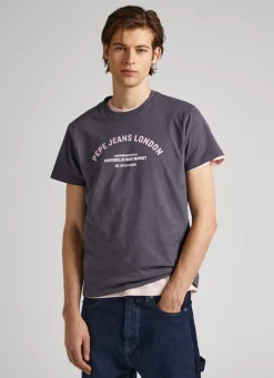 Men Pepe Jeans Logo Printed T-Shirt