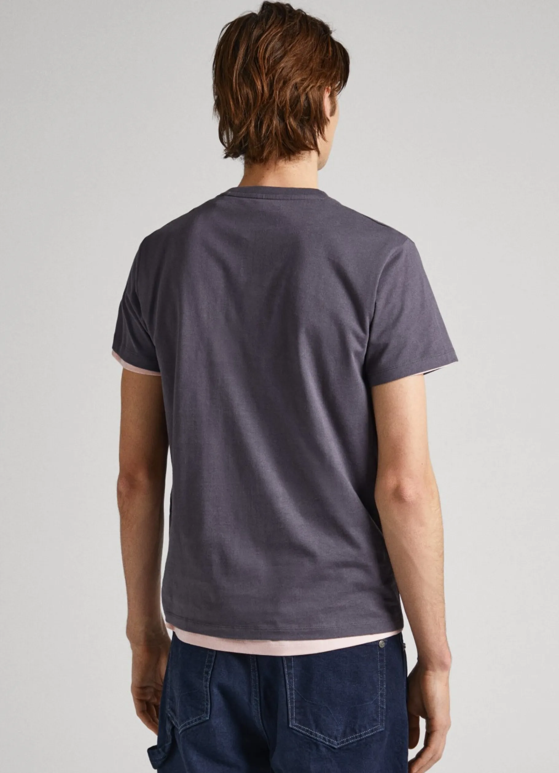 Men Pepe Jeans Logo Printed T-Shirt