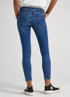 Women Pepe Jeans Lola Skinny Fit Mid-Rise Jeans