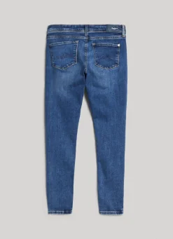 Women Pepe Jeans Lola Skinny Fit Mid-Rise Jeans