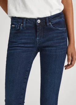 Women Pepe Jeans Lola Skinny Fit Mid-Rise Jeans