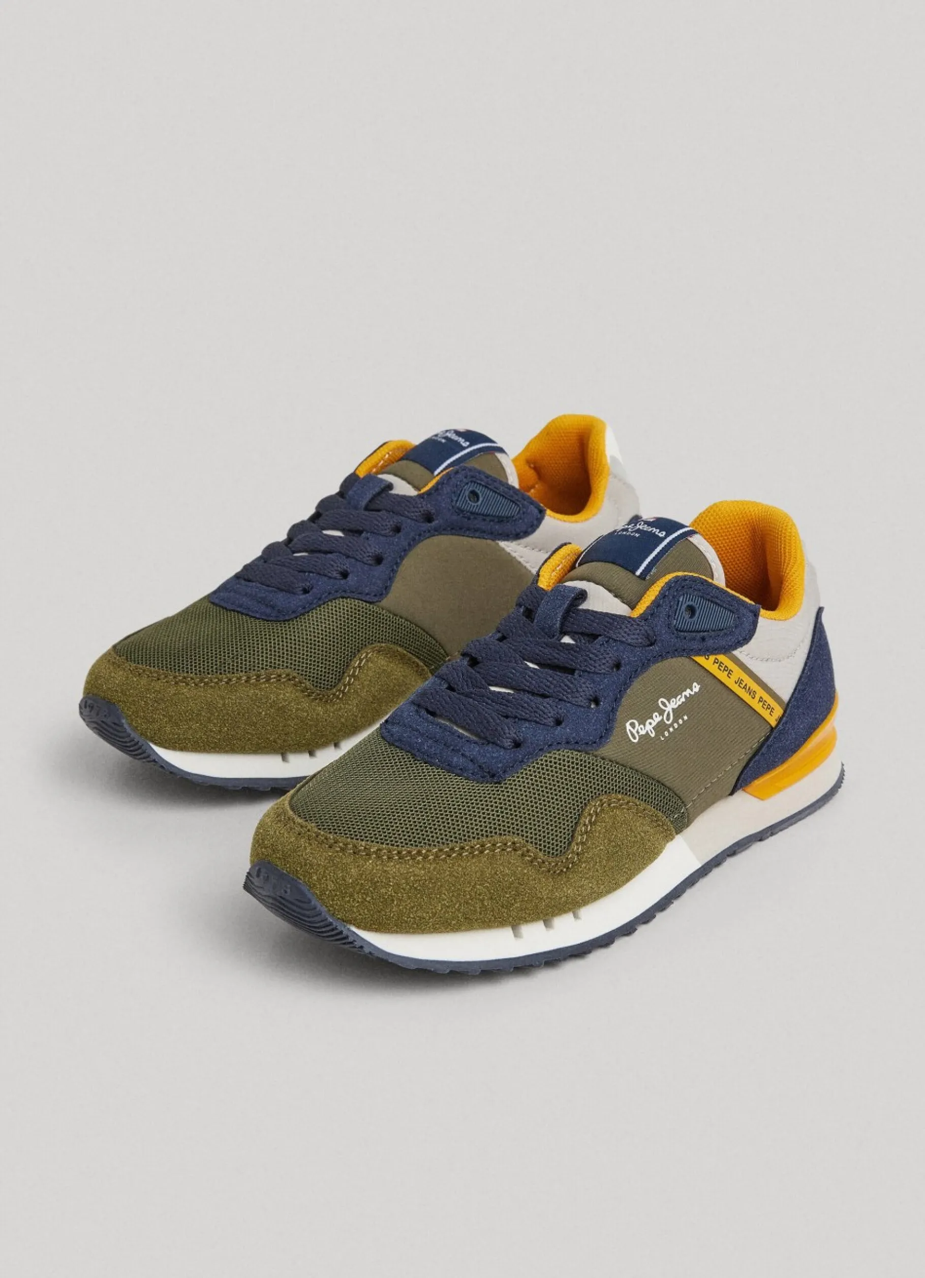 Boy Pepe Jeans London Forest Running Shoes