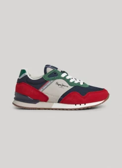 Boy Pepe Jeans London Forest Running Shoes