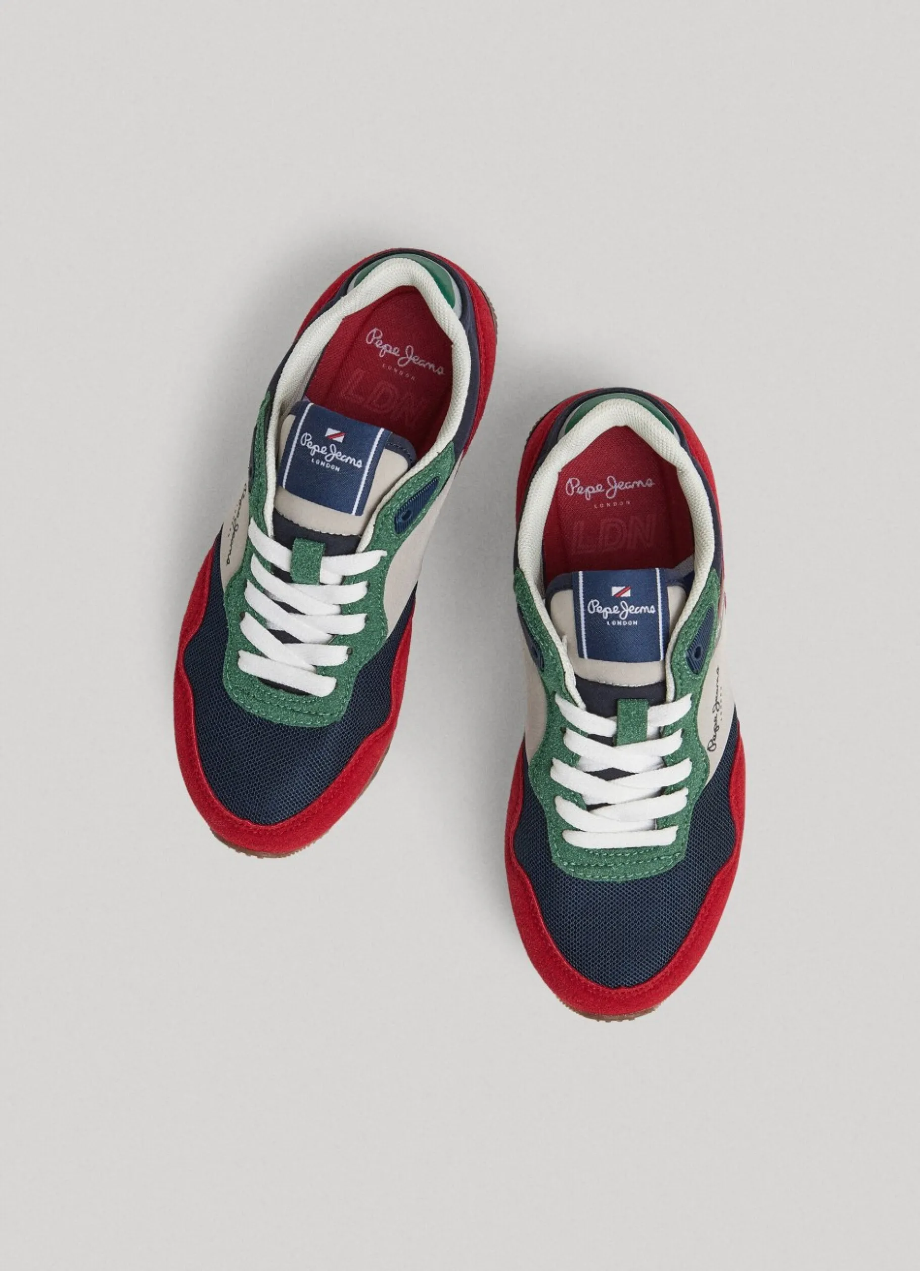 Boy Pepe Jeans London Forest Running Shoes